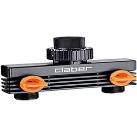 Claber D85900000 2-Way Socket with 3/4-Inch Male Thread