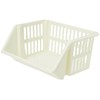 Whitefurze Vegetable Rack, Cream 35 cm