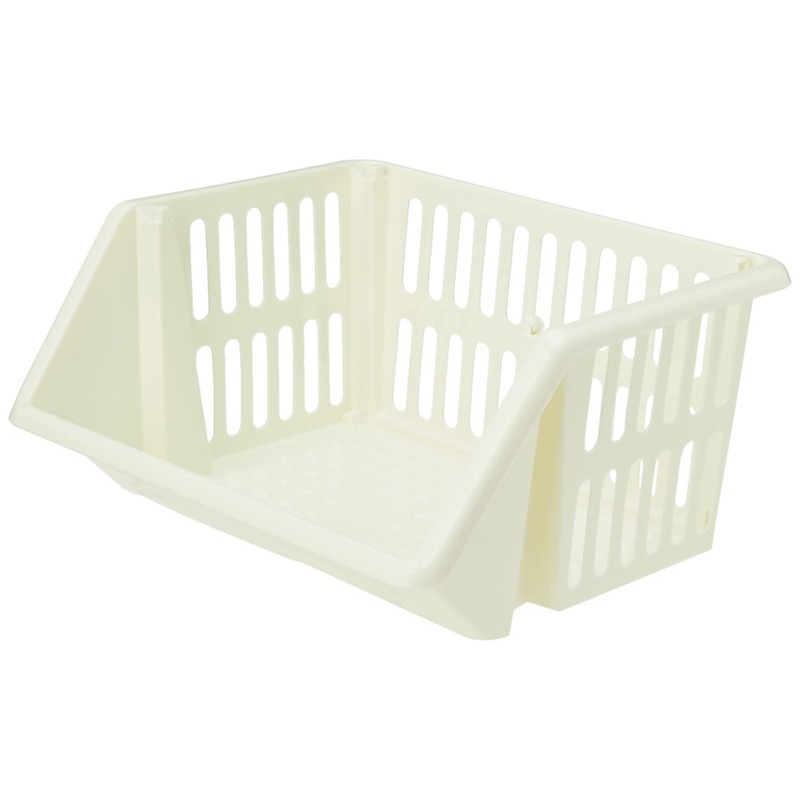 Whitefurze Vegetable Rack, Cream 35 cm