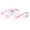 Calabria 719 Flexie Oval Flexible Reading Glasses +2.25 Fuchsia Pink