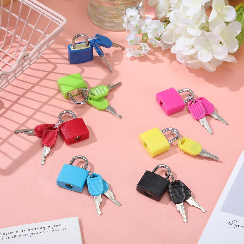 Yulejo 49 Pcs Small Locks with Keys for Luggage Mini