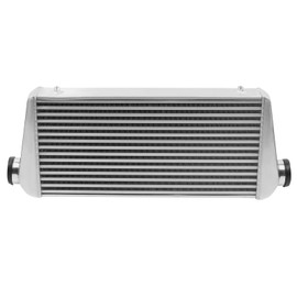 Intercooler Kit, 1000HP Aluminum Intercooler 3" Inlet & Outlet, 4" Core 5-50PSI, Universal Intercooler for any Turbo Charger system, 31"X12"X4", 32°F~302°F (0°C~150°C)