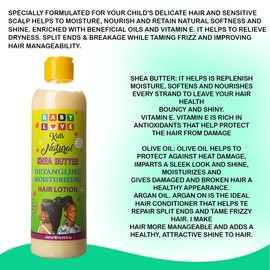 BABY LOVE KIDS NATURAL SHEA BUTTER DETANGLING MOISTURIZING LOTION 435ML