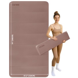 Foldable Yoga Mat 74"x47.2"x 0.4" – Large Yoga Mat