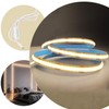 ZSLAIFU 2 Pack Warm LED Strip Lights, 3 Button Switch