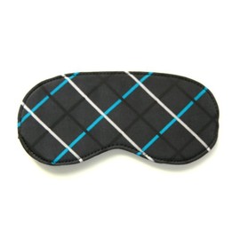 Little Honey Luxury Smooth Sleep Masks (Charcoal Plaid)