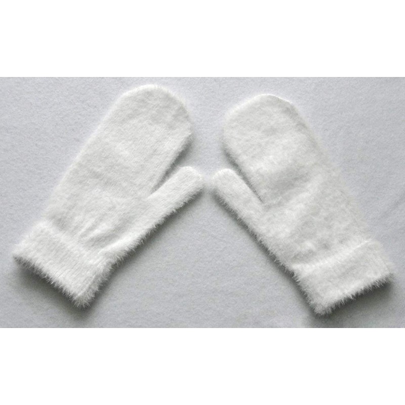 BaiX Women and Men's Cozy Winter Knitted Mittens Warm Fingerless
