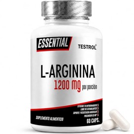 Arginina Essential 1200 mg, un precursor natural que potencia la circulación y amplía los vasos gracias al óxido nítrico. Testrol L Arginina Essential (60 CAPSULAS)