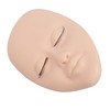 Lash Mannequin Face 3 Pairs Removable Eyelids Eyelash Extension Practice