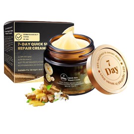 7 - Día Rápido - Crema De Reparación De La Piel, Multi-efecto Crema De Cuidado De La Piel, Reafirmante, Anti-arrugas Y Crema Hidratante Iluminadora, Para Todas Las Edades Y La Piel 50g
