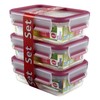 Emsa 515582 Food Clip & Close, Plastic, Transparent / Pink,