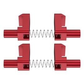 Alpha Rider for Geo Tracker/Suzuki Sidekick Soft Top Roof Latch 4X Clips/Tabs & 2X Springs (Red)