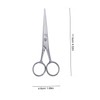 WOONEKY 5-Inch Professional Hairdressing Scissors Set for Barbers Straight Cut