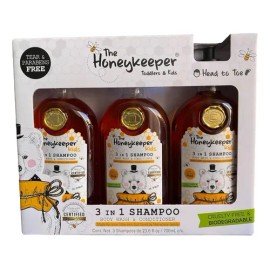 Shampoo The Honey Keeper 3 En 1 Pack 3 Unidades 700 ML C/U