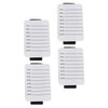 Baluue 4pcs Grafting Eyelash Tray Portable Acrylic Lash Extension Pallet for for Home and Salon Application Efficiency