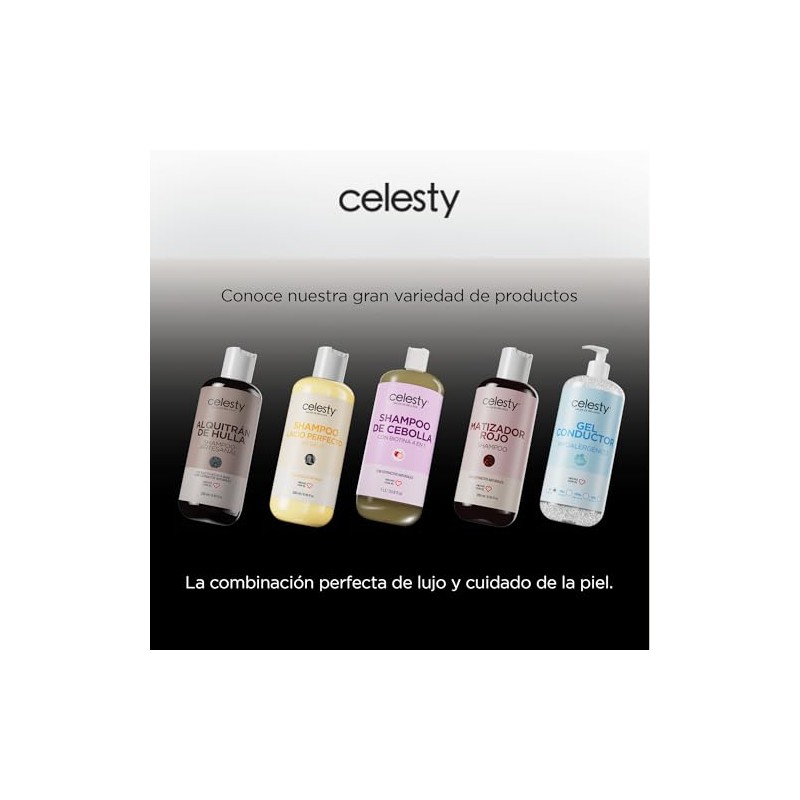 CELESTY Shampoo Matizador - Variedad Amarillo Azul Morado Negro Rojo