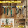 8” Magnetic Tool Holder with Screws, 4 Pack Magnetic Strips