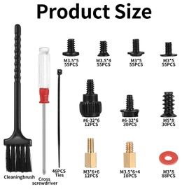 M3 M3,5 M5 PC Schrauben Set, 450 Stk Flachkopf Kreuzschlitz Laptop Computer Schrauben Set für Mainboard Festplatten SSD Gehäuse PC Lüfter Schraubenset Reparatur Zubehör