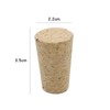 Aliotech 10PCS Natural Soft Wood Corks Tapered Wooden Bottle Stopper