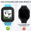 2 Pack Case Compatible with Gabb Watch 3 Screen Protector