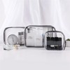 3Pcs Travel Clear Cosmetic Bag Toiletry Bags Bulk, Water Resistant