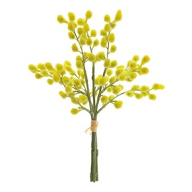Tokyodo FM002415-zzz Artificial Flowers MAGIQ Karen Mimosa Pic, Yellow, 8.3 inches (21 cm), Pack of 3