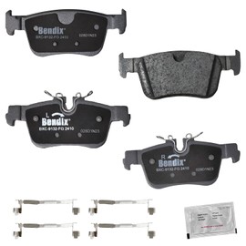 Bendix Bendix Priority1 CFC2410 Ceramic Rear Brake Pads for Volvo S60 2023-2021, S90 2024-2022, V60 Cross Country 2023-2022, V90 Cross Country 2024-2022, XC60 2024-2022