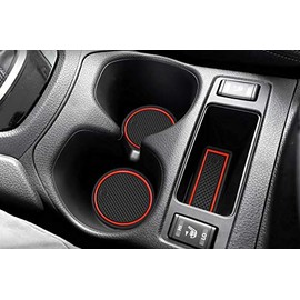 Auovo - Alfombrillas antipolvo para Nissan Rogue 2020-2014, 19 piezasjuego (rojo)                                                                     