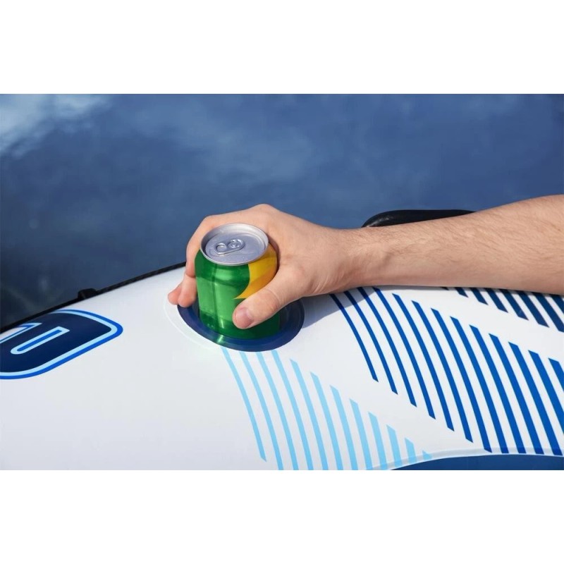 COOLERZ 48" Rapid Rider Swimming Pool Inflatable Float 2 Cup