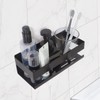 EXLECO Hanging Shower Shelf Stainless Steel Black