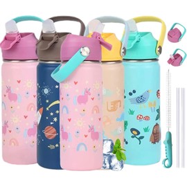 Termos para Agua Niños,Botella de Agua 18 oz,Thermos Kids