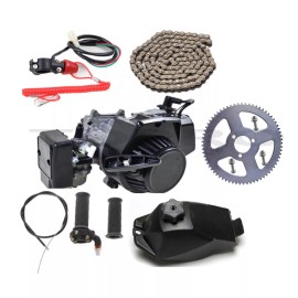 Unbranded 2 Stroke 49cc 50cc Motor Engine Kit Pull Start Mobility Scooter Dirt Bike ATV