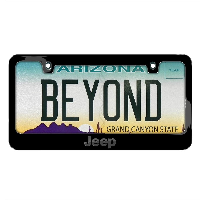 iPick Image Made for Jeep in 3D Dark Gray Letters