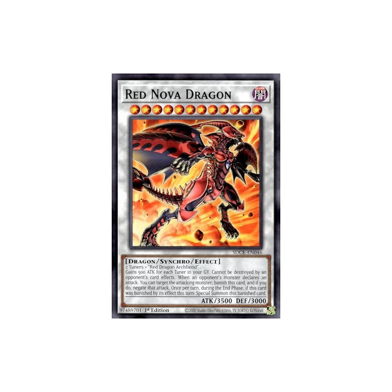 Red Nova Dragon - SDCK-EN046 - Common - 1st Edition
