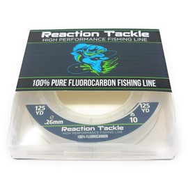 Reaction Tackle 100% Pure Fluorocarbon/Clear / 12LB 50 Yd