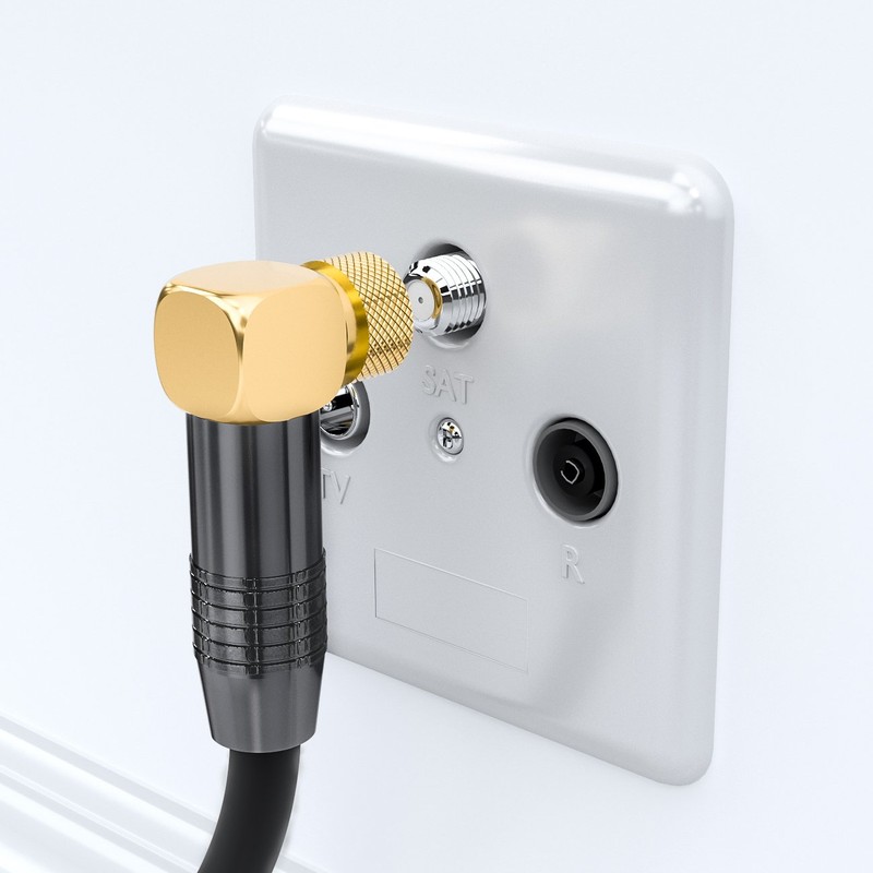 DeleyCON SAT Antenna Cable 2 x 90°