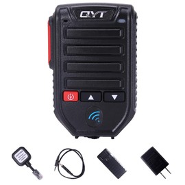 SHIQUN BT-89 Bluetooth Wireless Handheld Microphone Speaker for KT-8900 Mobile Radio KT-8900D Car Radio Tansceiver 3.5mm Jack with USB Cable