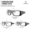 ThunderClap Polycarbonate Replacement Lenses for Oakley Batwolf Sunglasses OO9101, transparent,