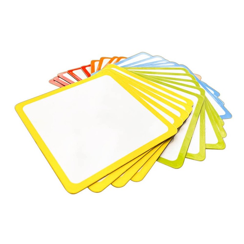 Dry Erase Magnets Set - 25 Pack Includes Marker -