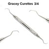 Dental Instruments Gracey Curette Set – Stainless Steel Double Ended