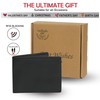 [vinacreations] Men's Bi-fold Genuine Cowhide Leather Wallet Thin Leather Wallet,