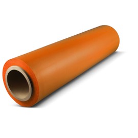 PSBM Orange Tinted Stretch Wrap, 4 Pack, 18 Inch x 1500 Feet, 80 Gauge, Plastic Cling Color Hand Stretch Film Rolls for Packaging Moving Packing Pallets