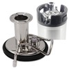 Pyhodi Stainless Steel 1.5in 3 Clamp Corny Keg Lid, Carbonation