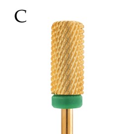 MIRACLE 3/32" Nail Drill Bits Crystal Top Large Barrel Head for Electric Drill Machines ｜ (Coarse)