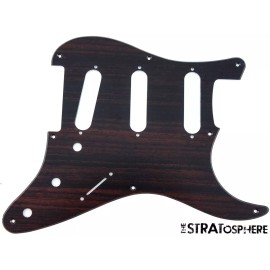 The STRATosphere * NEW Stratocaster PICKGUARD for Fender Vintage Strat 8 Hole Rosewood Print