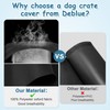 Deblue Heavy-Duty Dog Crate Cover, Privacy Pet Kennel Cover Universal