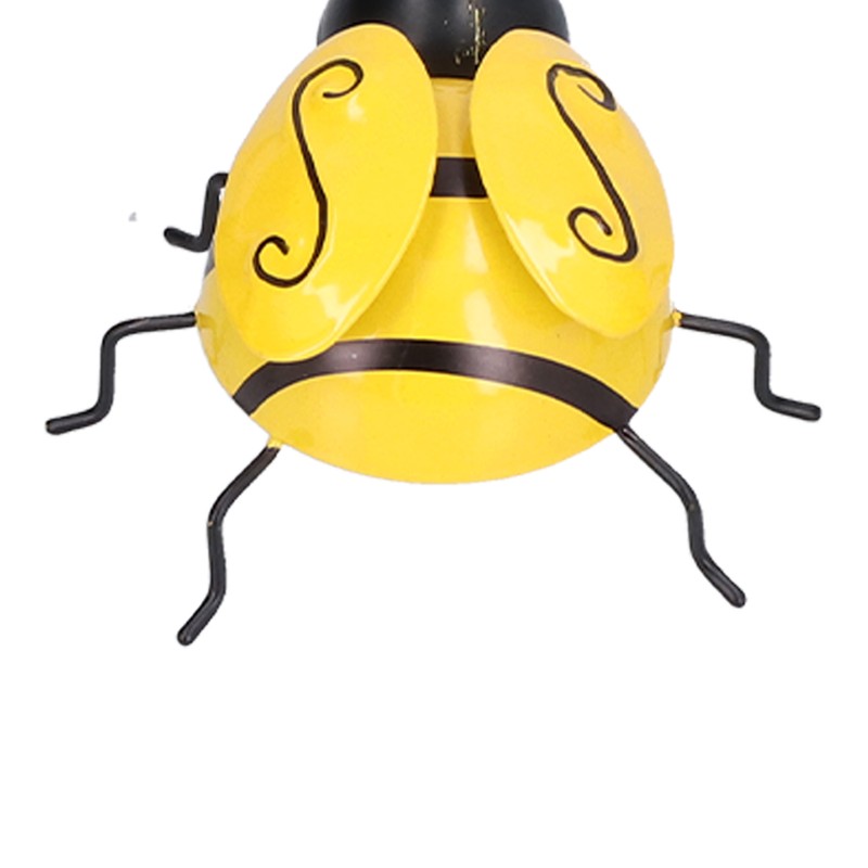 4Pcs/Set Wrought Iron Bee Decoration Wall Hanging 3 Dimensional Bee