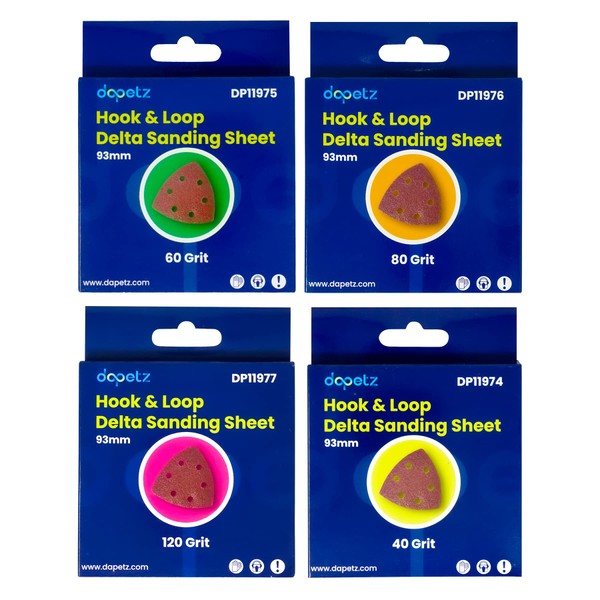 Dapetz ® Multi Tool Triangle Sanding Pads 20 PCS For