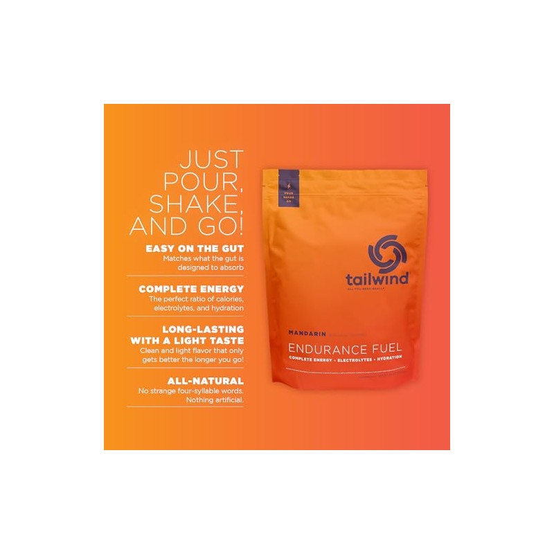 Tailwind Nutrition Paquete de 12 paquetes de varillas naranja mandarina,