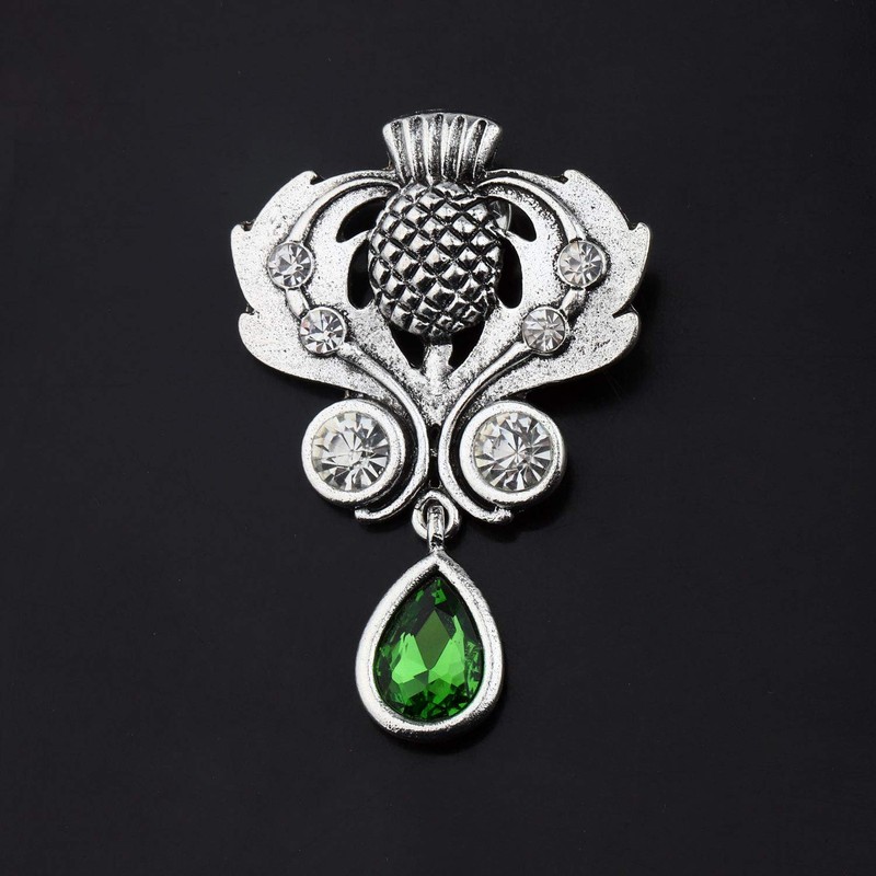 CENWA Outlander - Broche de cardo escocés con diseño de
